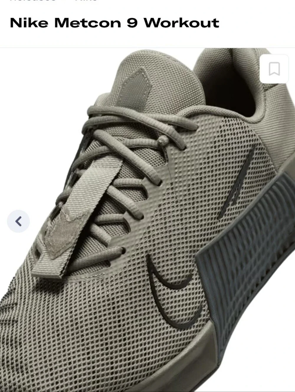 *NEW* Nike Men's Metcon 9 Workout Shoe in Light ARMY GREEN